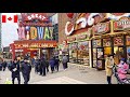 4K🇨🇦 Discover CANADA - NIAGARA FALLS Clifton Hill Entertainment Attractions and Falls Walk 4K