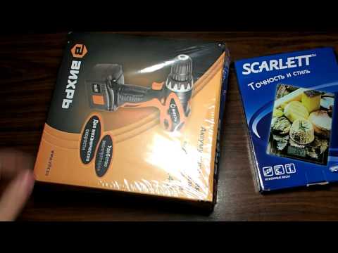 Шуруповерт Вихрь ДА-14,4-2 и весы Scarlett в подарок😍 с Алиэкспресс