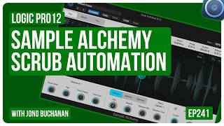 Logic Pro12: Sample Alchemy Scrub Automation
