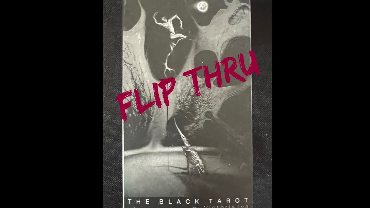 The Black Tarot - a tarot deck flip thru