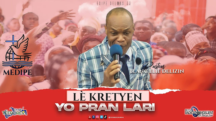 Lè kretyen yo pran lari... | Past Blanc Elie Delizin | Conférence MEDIPE | Février 2025