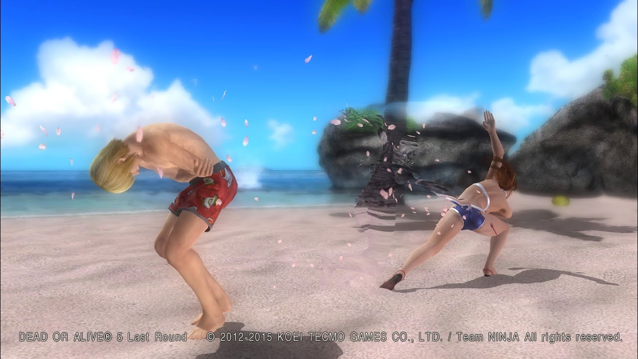 (DOA5LR) Reverse Ryona - Kasumi Cuts Down Eliot