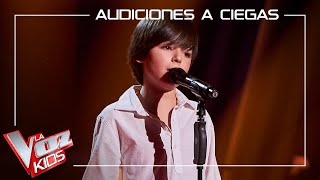 Sergio Menchón canta "Caruso" |  Audiciones a ciegas | La Voz Kids Antena 3 2024