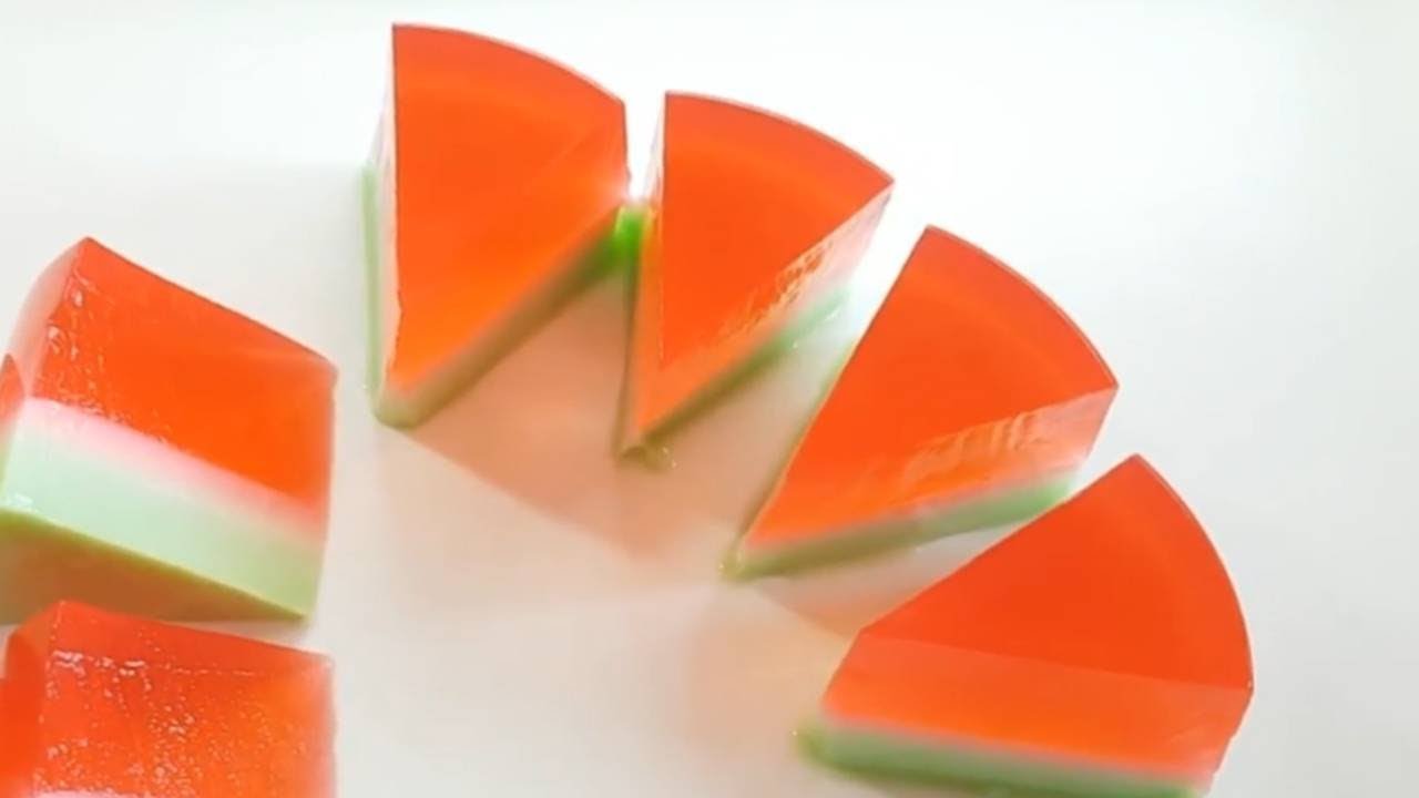 DIY Watermelon Jelly Cake I How To Jelly YouTube