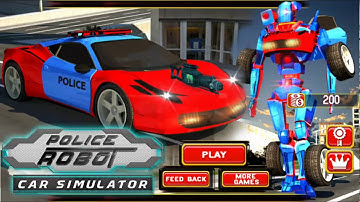 Police Robot Car Simulator Android HD Gameplay