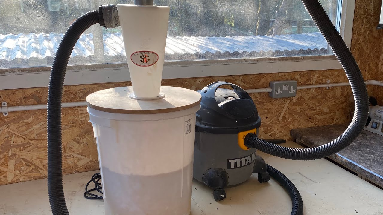 Bagless dust extraction cyclone system YouTube