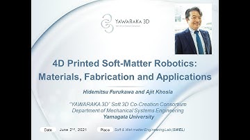 4D Printed Soft-Matter Robotics @ 239th ECS Meeting