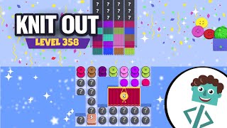 Knit Out Level 358 | Walkthrough | No Boosters