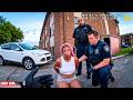 Woman Tries Fleeing Traffic Stop with Child, Fails Miserably