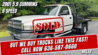 Stick Shift 5.9 Cummins: 2001 Dodge Ram 2500 Sport 5.9 Cummins 6 Speed with 128k Miles