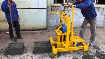 QTF40-3C manual small egg laying block making machine
