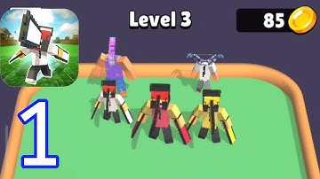 Merge Chain Saw 3D Run - Walkthrough Gameplay [Part 1]