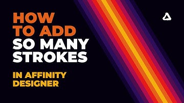 How To Add Multiple Strokes in Affinity Designer | Tutorial
