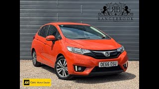 2016 Honda Jazz 1.3 I-Vtec Ex Hatchback 5Dr Petrol Manual Euro 6