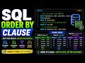 SQL ORDER BY Clause Explained | Sort Data in Ascending & Descending Order