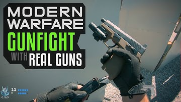 Modern Warfare Gunfight Mode with Real Guns