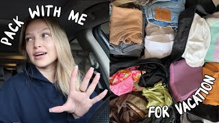 vlog: pack with me + prep for vacation | maddie cidlik