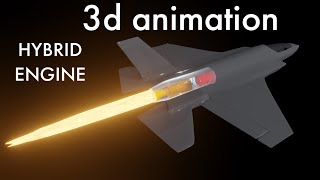HYBRID ROCKET ENGINE/hybrid propellant rocket engine /3D animation/LEARN FROM THE BASE