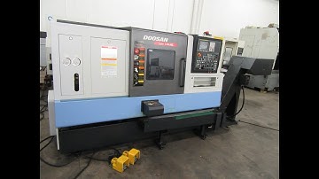 Doosan Lynx 220LMSA CNC Turning Ctr w/Live Milling, Sub-Spindle, Parts Catcher, Small Parts Conveyor