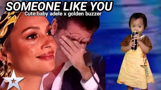 Golden Buzzer: Simon Cowell Crying To Hear The Song Adele Homeless On The Big World Stage