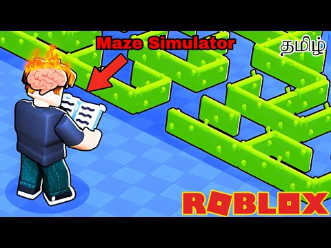 Roblox Maze Simulator Gameplay in Tamil | Earth Gamer