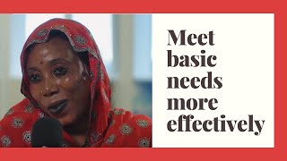 Meet basic needs more effectively