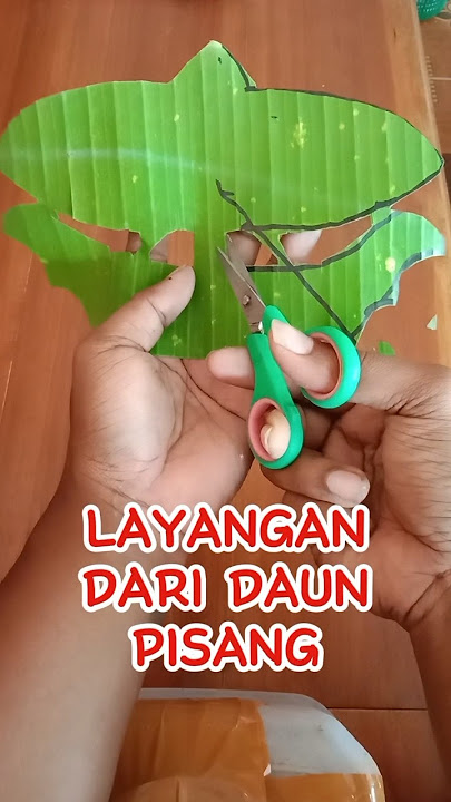 Download lagu Make a kite from banana leaves #shorts #layangan
