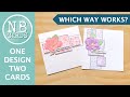 One design two different cards a clean and simple floral card tutorial 2024102