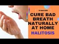 6 natural home remedies to cure bad breath (halitosis) bad breath home remedies at home in (English)