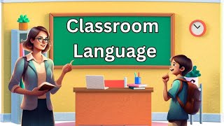 Classroom Language | Vocabulary For Kids |  #classroomlanguage #kidslearning #funlearning