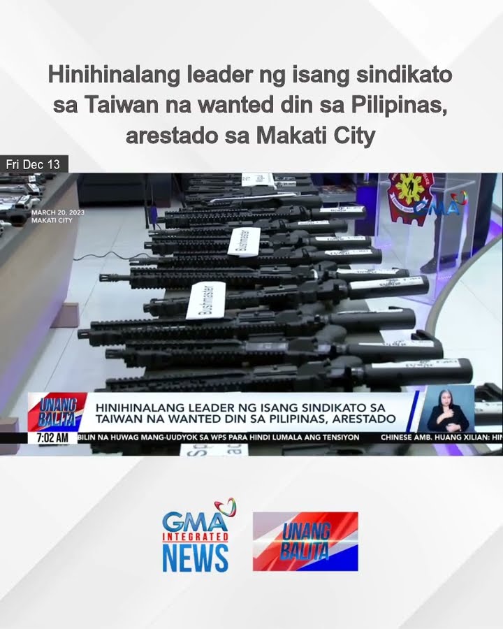 Hinihinalang leader ng isang sindikato sa Taiwan na wanted din sa Pilipinas,... | Unang Balita