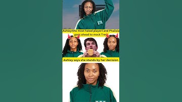 Ashley #278 and Phalisia #229 mocks Trey #301 #squidgamechallenge #squidgame #squidgamenetflix #netf