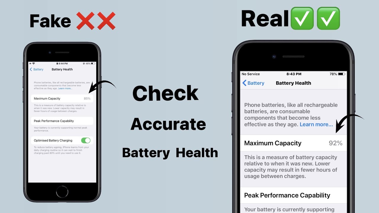 iPhone is showing False Battery Health 🪫 | Check Accurate Battery ...