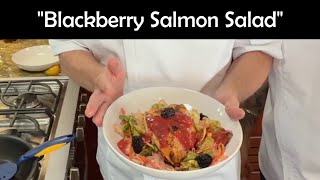 "Blackberry Salmon Salad" Using Items from Outback Steakhouse - Promo