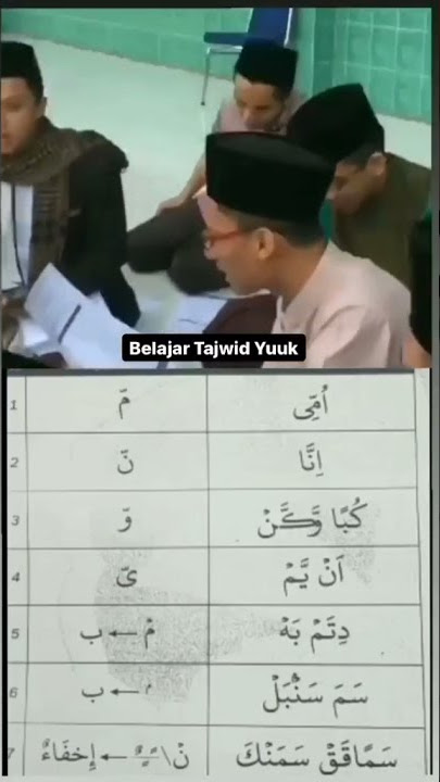 Belajar Tajwid Lucu,Perhatikan Baik-baik Biar Paham #santri #tajwid #alquran #shorts