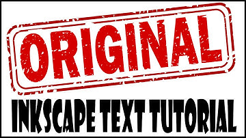 Inkscape Text Effects - How To Create Rubber Stamp Text Effect Using Calligraphy Tool