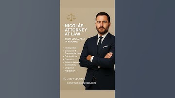 Your Legal Shield in Panama 🇵🇦 | Nicolás Attorney at Law ⚖️