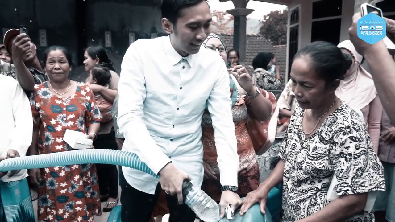 Bantuan Air Bersih oleh Edhie Baskoro Yudhoyono