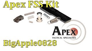 Apex Foward Set Sear and Trigger Install