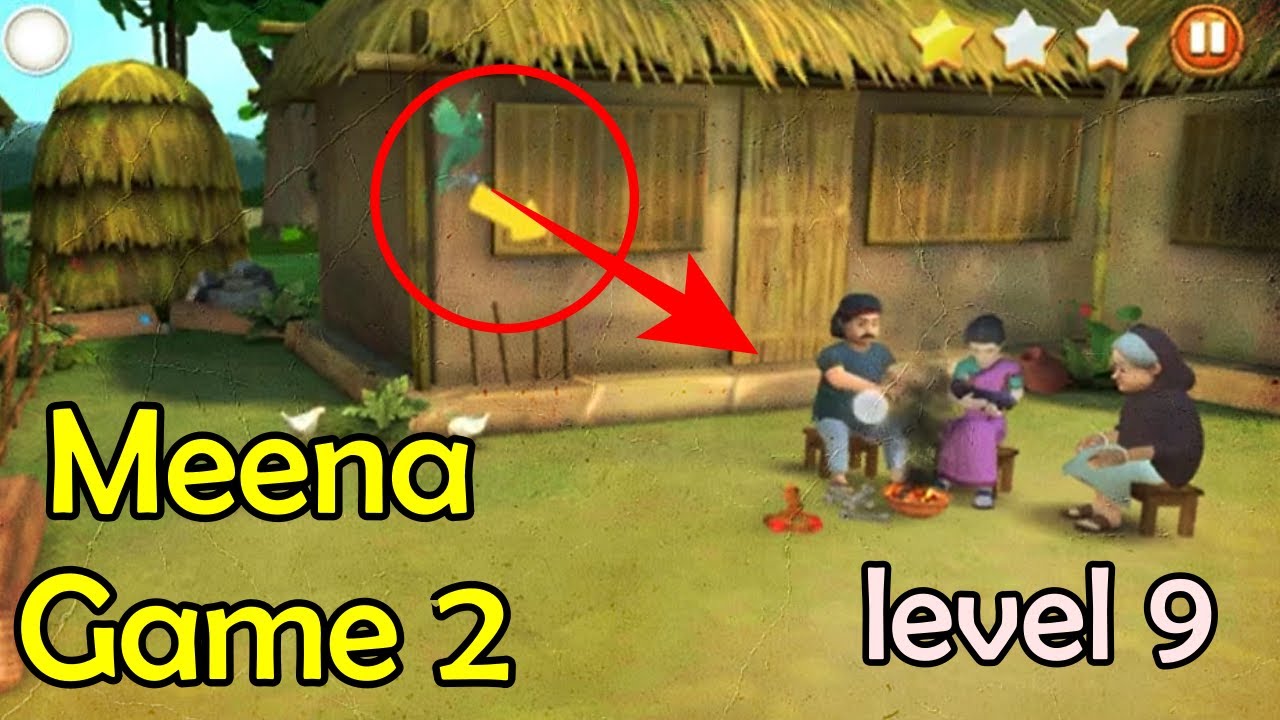 Solve Meena Game 2 Level 9 - Unbelievable Trick Revealed!