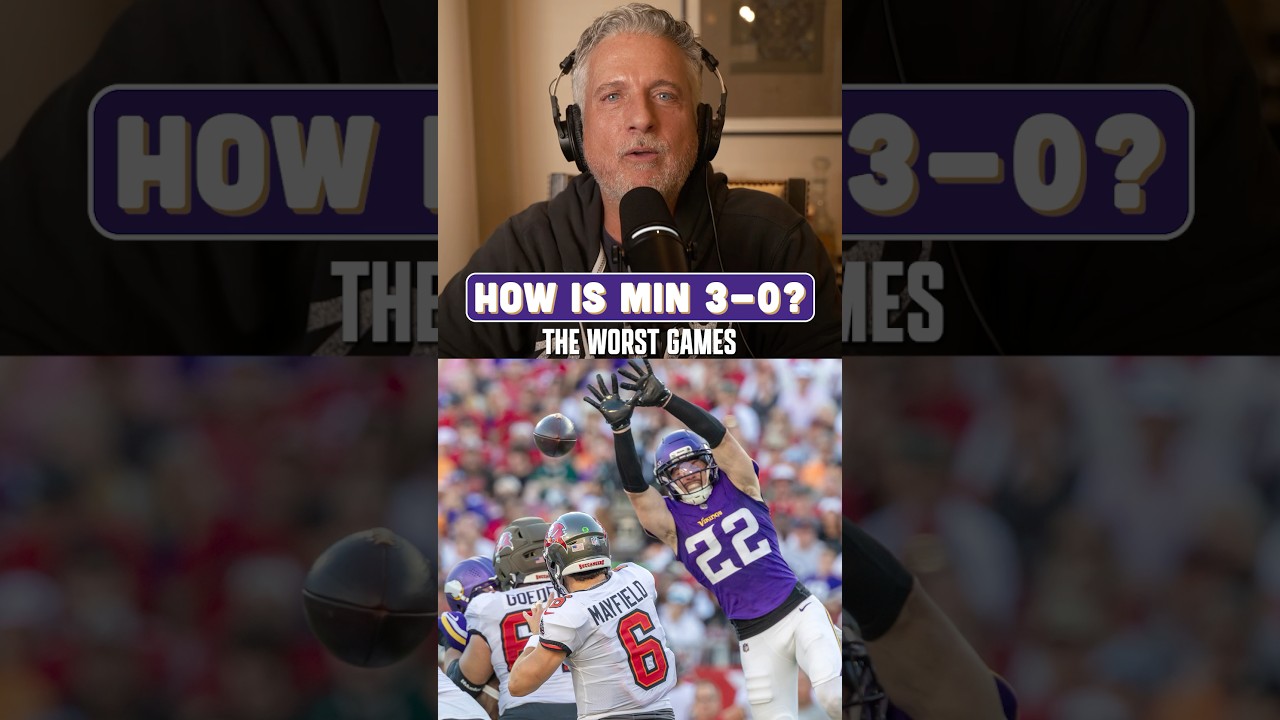 How are the Vikings 3-0??