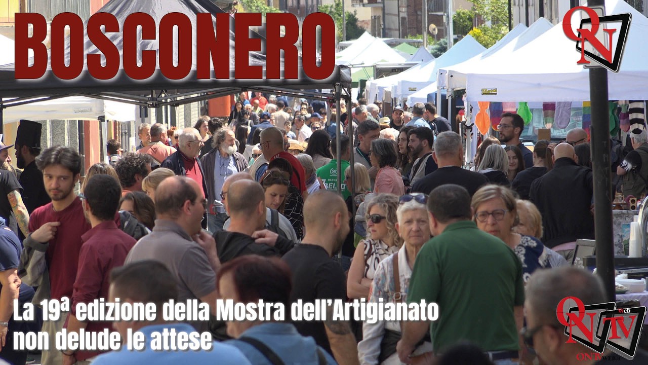BOSCONERO - La 19esima edizione della Mostra dell'Artigianato non delude le attese