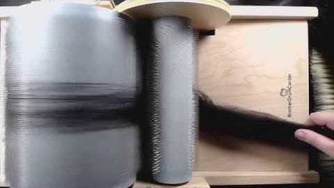 Blending Colors on a Drum Carder - Black Sparkle (no commentary)