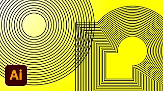 Easy One-Click Concentric Shapes For ANY SHAPE In Illustrator screenshot 5