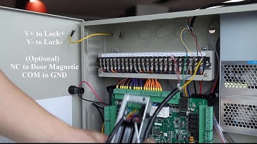 How to Connect Magnetic Lock to DS K26 G Series Access Controller