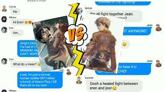 Attack on Titan - Eren VS Jean Rap Battle!!!!! (200 Subs Special)