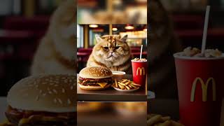 Кот В Mcdonald's. #Кот #Хочуврек #Реки #Рек #Shorts