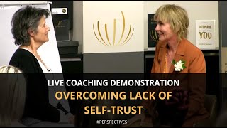How to Coach Low Self-trust | Demonstration | #PERSPECTIVES with Remi Pearson