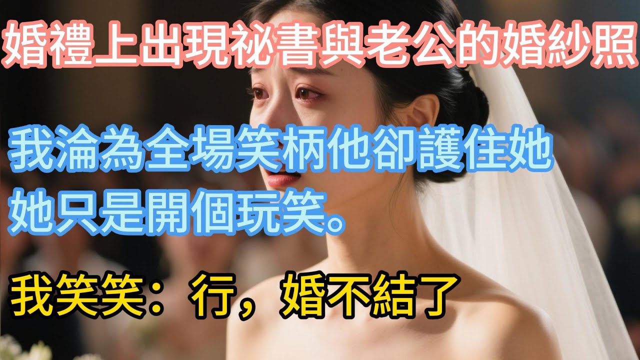 婚禮現場，陸宴的秘書將我們的結婚照換成他們的合照，我淪為全場笑柄。他卻護住她：「她只是開個玩笑。」#為人處世 #生活經驗 #故事 #小說 #戀愛 #情感 #婚姻