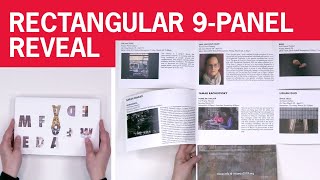 Información Designer Folds: Rectangular 9-Panel Reveal Guía